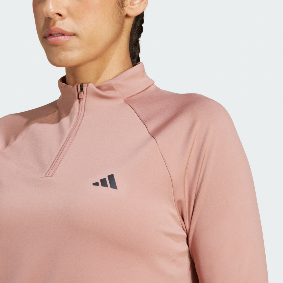 adidas Train Essentials Minimal Branding 1/4-Zip Cover Up