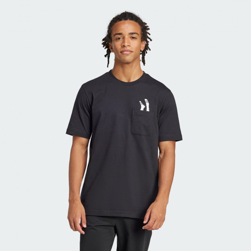 adidas sportswear Lounge Slides Graphic Pocket Tee
