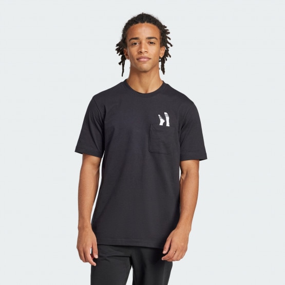adidas sportswear Lounge Slides Graphic Pocket Tee
