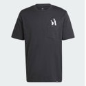 adidas sportswear Lounge Slides Graphic Pocket Tee