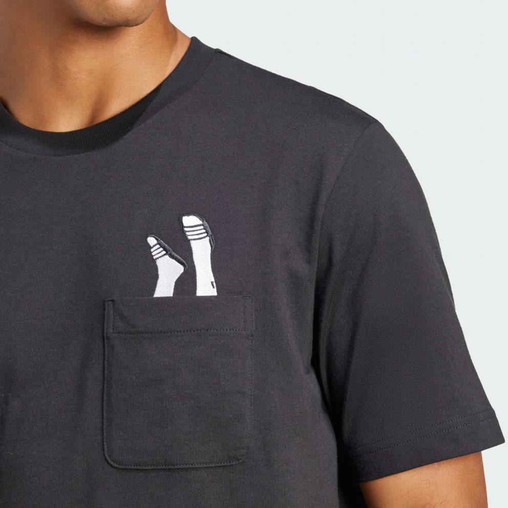 adidas sportswear Lounge Slides Graphic Pocket Tee