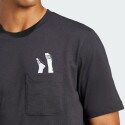 adidas sportswear Lounge Slides Graphic Pocket Tee