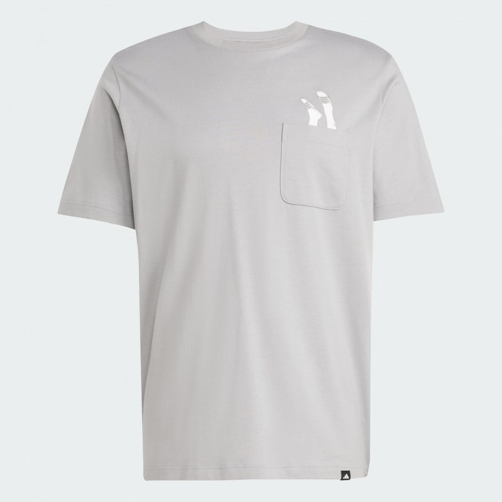 adidas sportswear Lounge Slides Graphic Pocket Tee