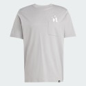 adidas sportswear Lounge Slides Graphic Pocket Tee