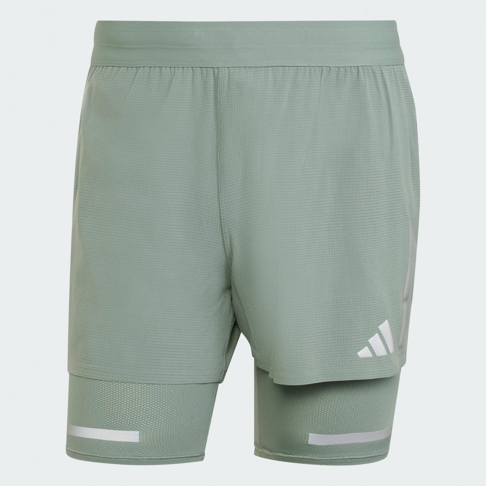 adidas Ultimate Running Reflective 2-in-1 Shorts