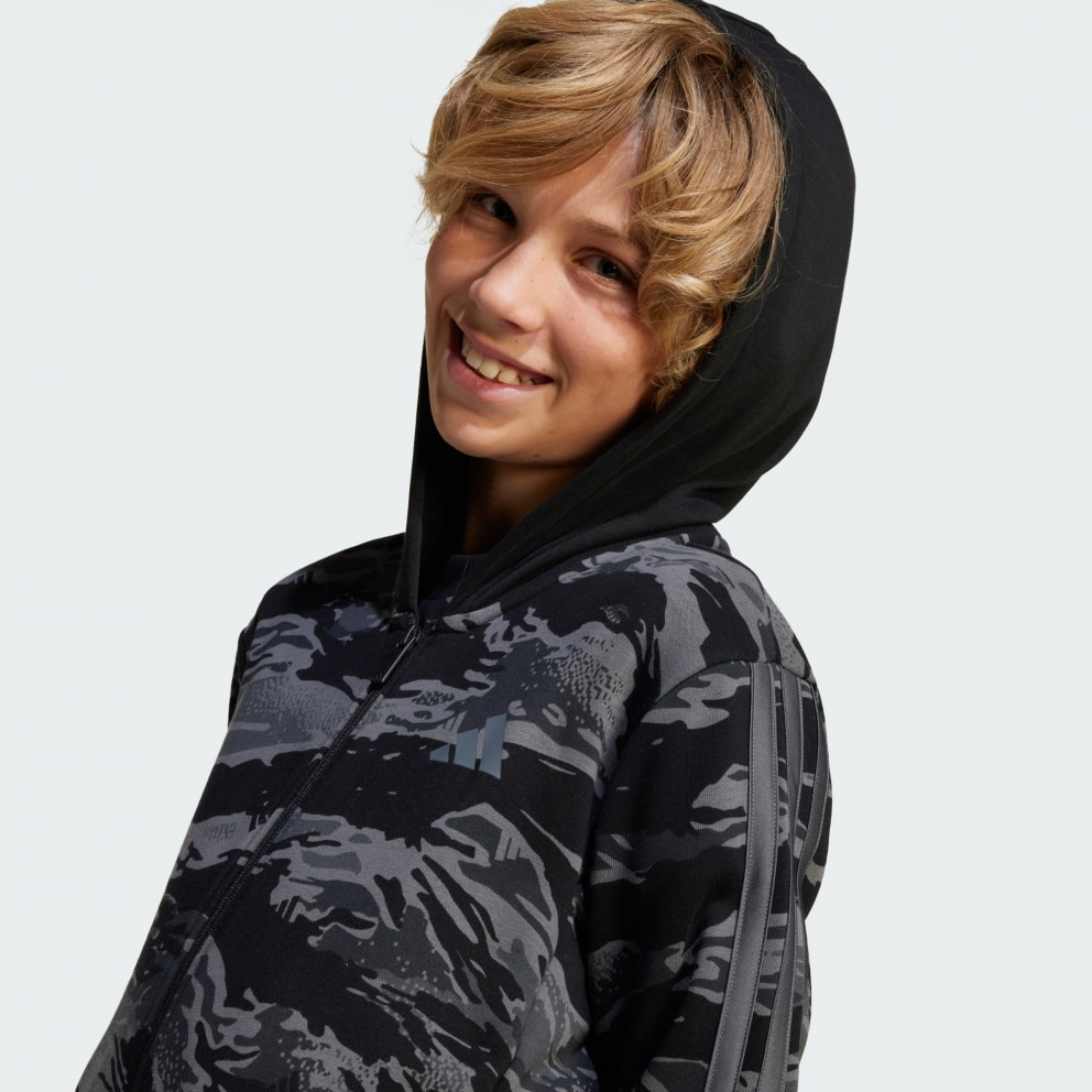 adidas sportswear Seasonal Essentials Camo Full-Zip Hoodie Kids