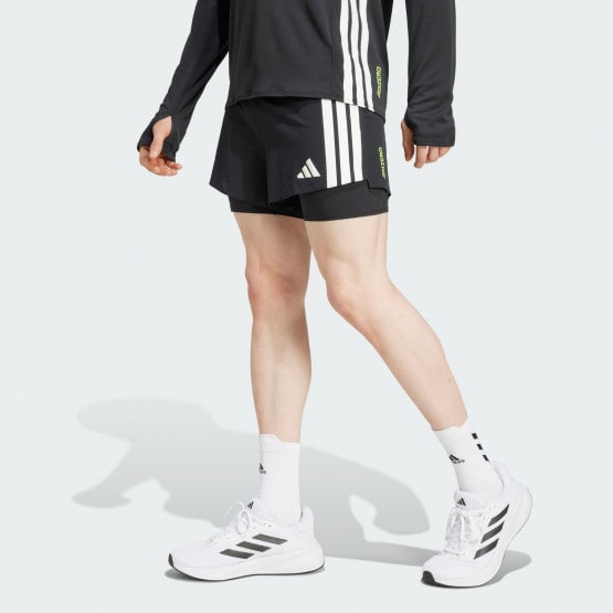 adidas Adizero Running 2-in-1 Gel Pocket Shorts
