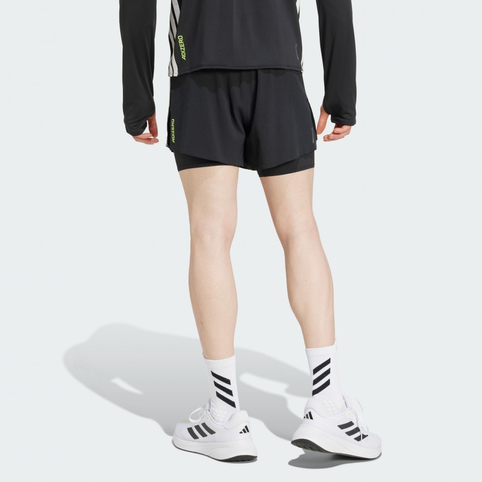 adidas Adizero Running 2-in-1 Gel Pocket Shorts