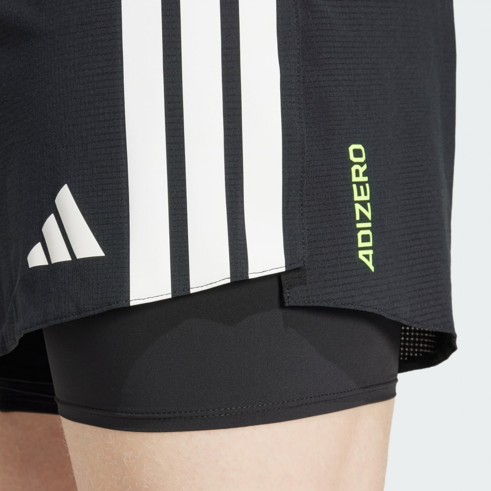 adidas Adizero Running 2-in-1 Gel Pocket Shorts