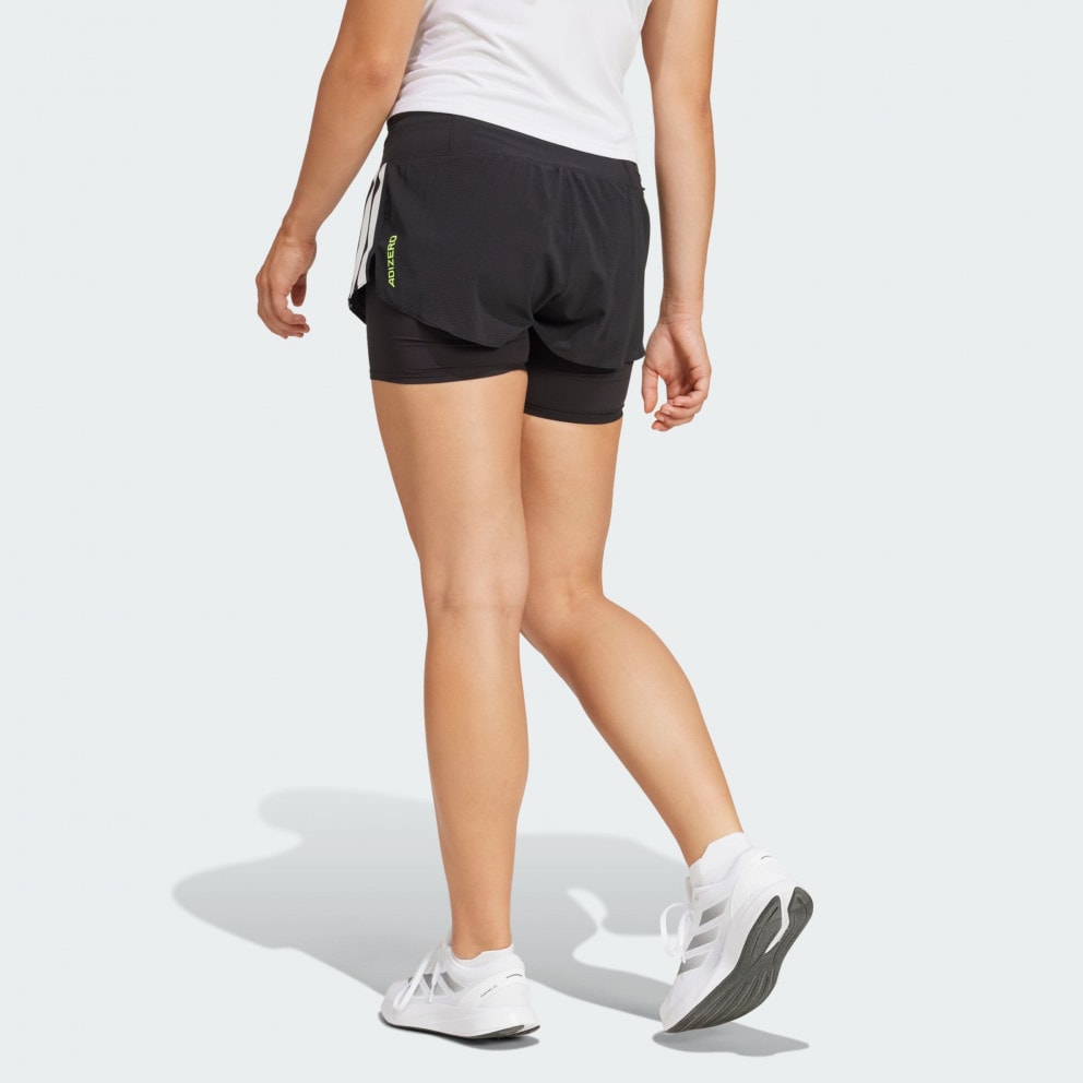 adidas Adizero Running 2-in-1 Gel Pocket Shorts