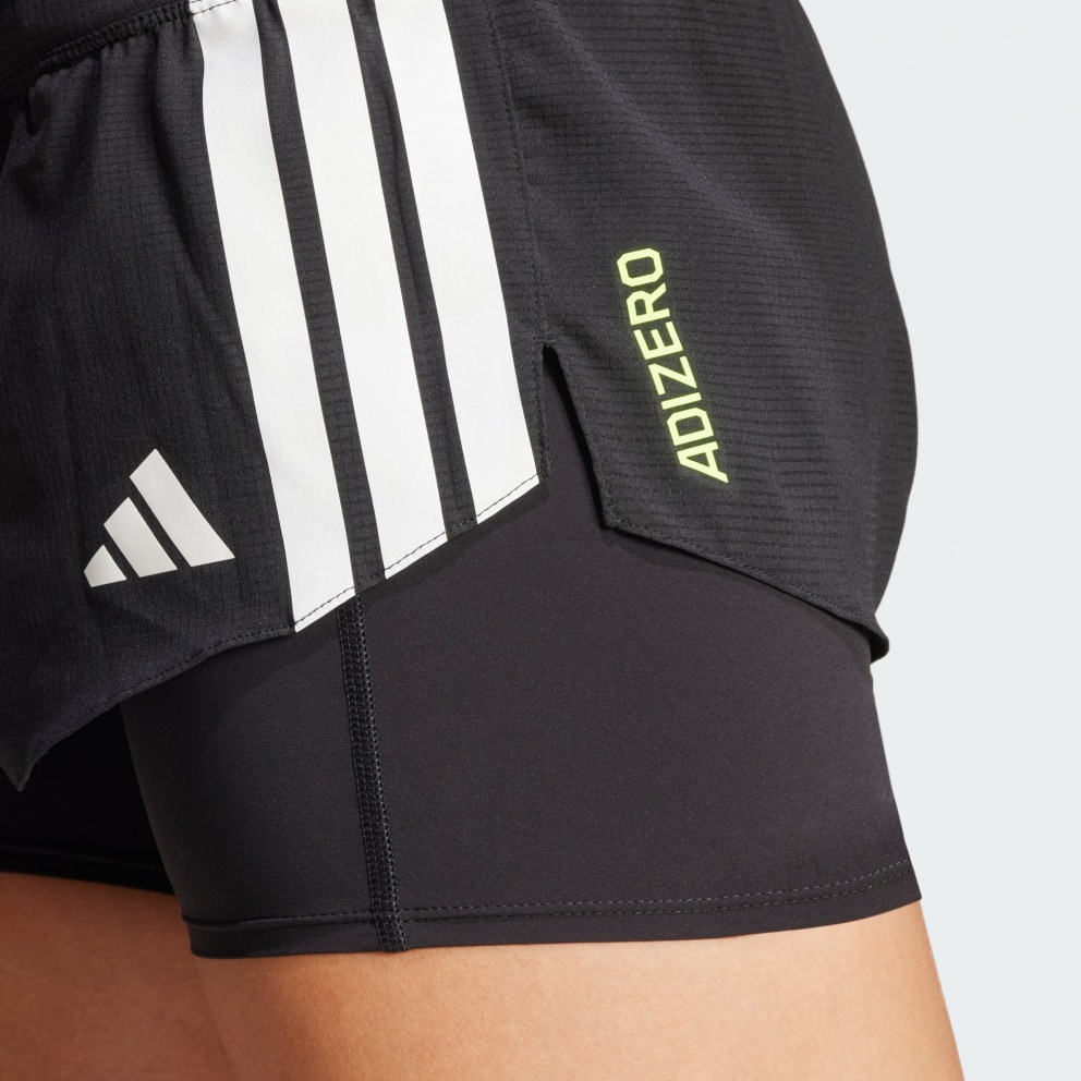 adidas Adizero Running 2-in-1 Gel Pocket Shorts