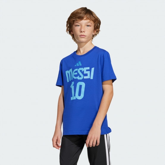 adidas Messi Name and Number Graphic Tee Kids