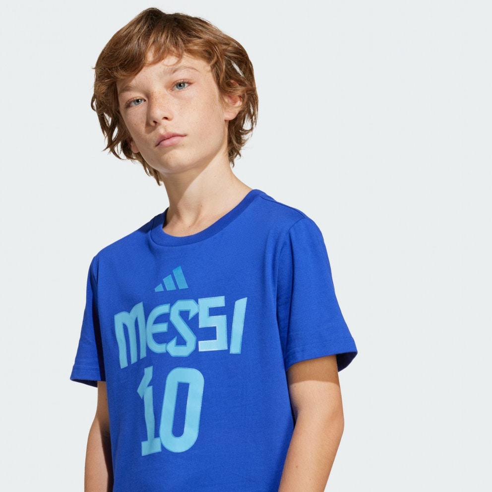 adidas Messi Name and Number Graphic Tee Kids