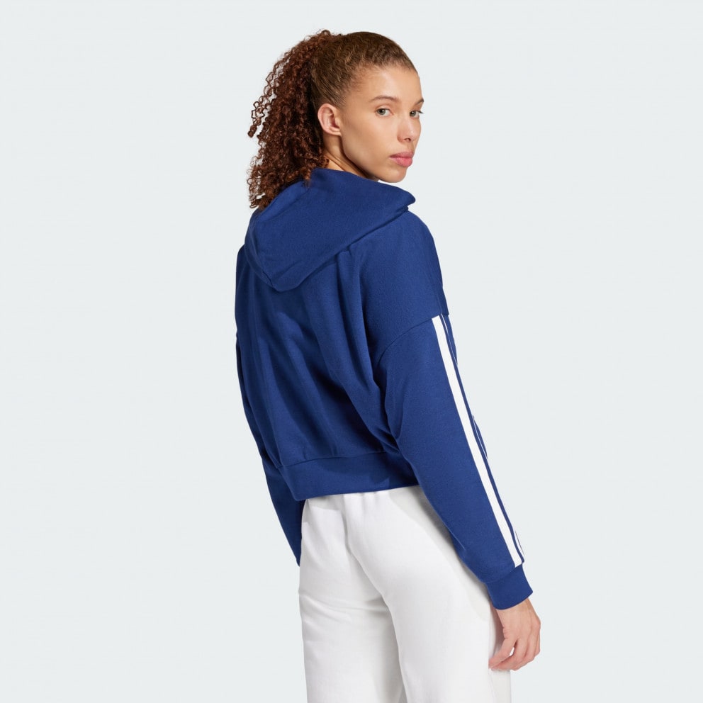 adidas sportswear Essentials 3-Stripes French Terry Quarter-Zip Hood