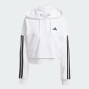 adidas sportswear Essentials 3-Stripes French Terry Quarter-Zip Hood