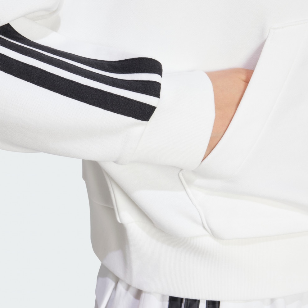 adidas sportswear Essentials 3-Stripes French Terry Quarter-Zip Hood