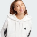 adidas sportswear Essentials 3-Stripes French Terry Quarter-Zip Hood