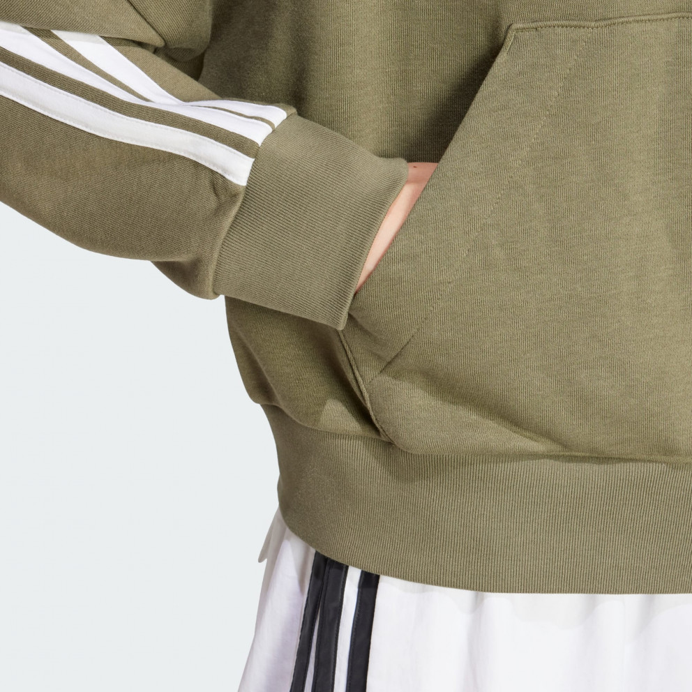 adidas sportswear Essentials 3-Stripes French Terry Quarter-Zip Hood