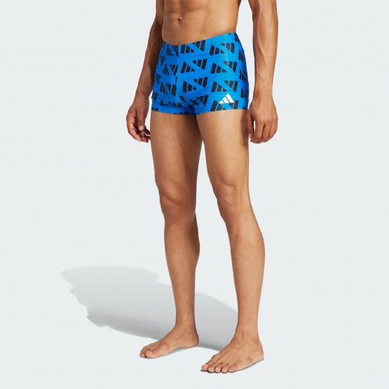 adidas Logo Graphic Swim Boxers 2 Inch