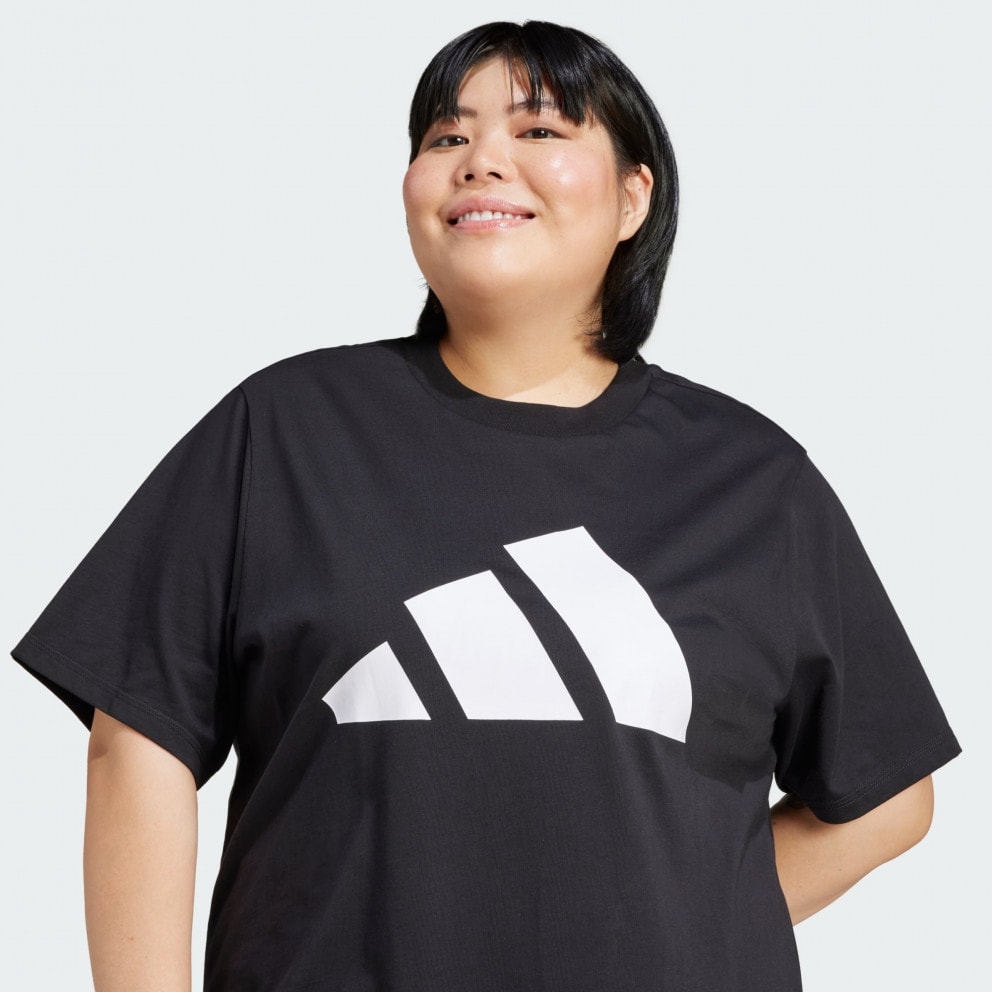 adidas sportswear Essentials Big Logo Cotton Tee (Plus Size)