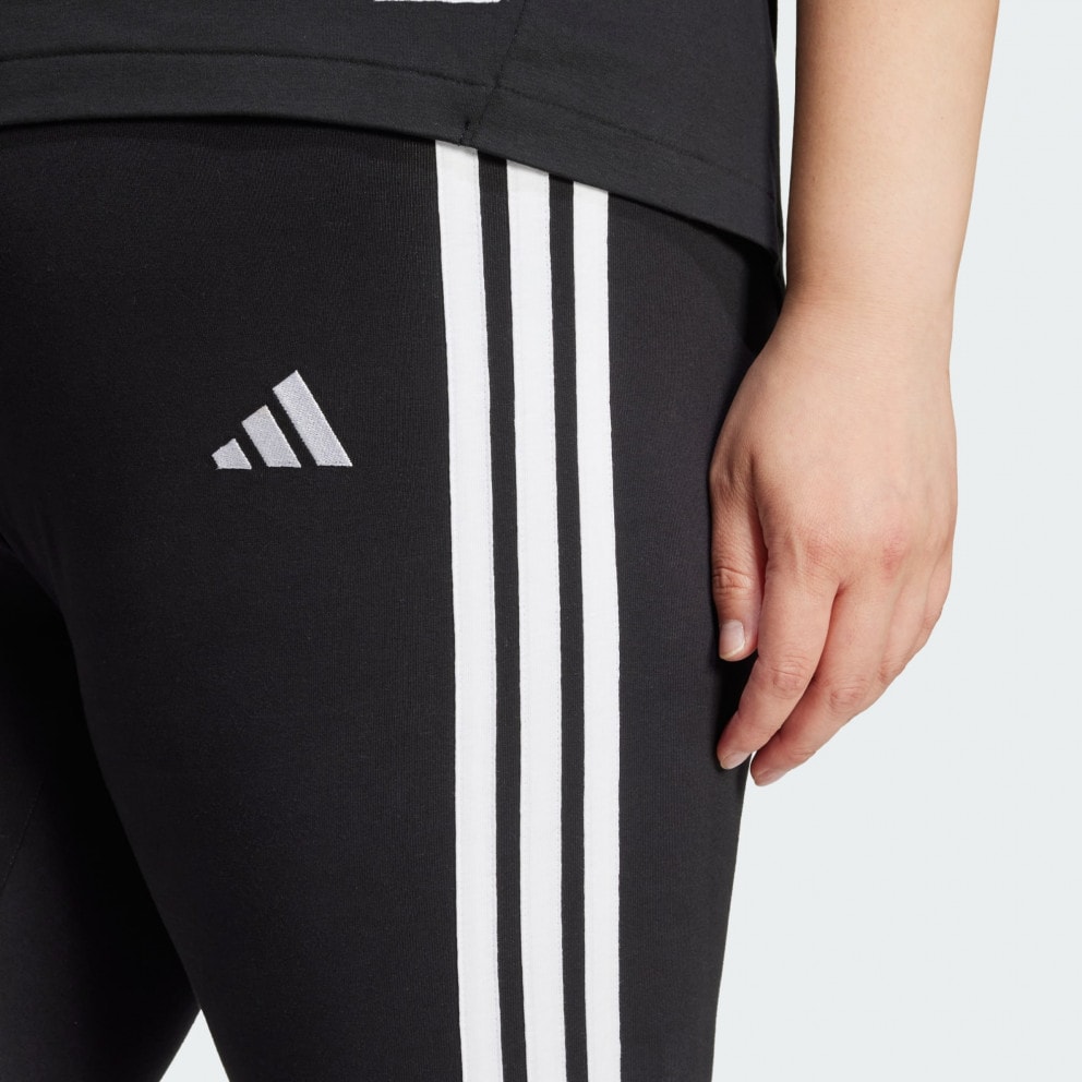 adidas sportswear Essentials 3-Stripes Cotton Leggings (Plus Size)
