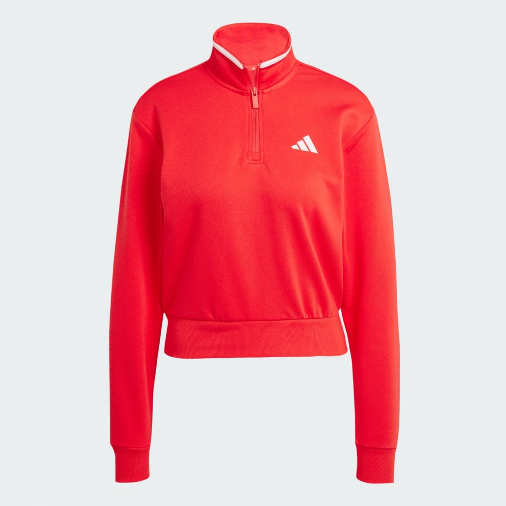 adidas sportswear Essentials Color Pop French Terry Crop Quarter-Zip