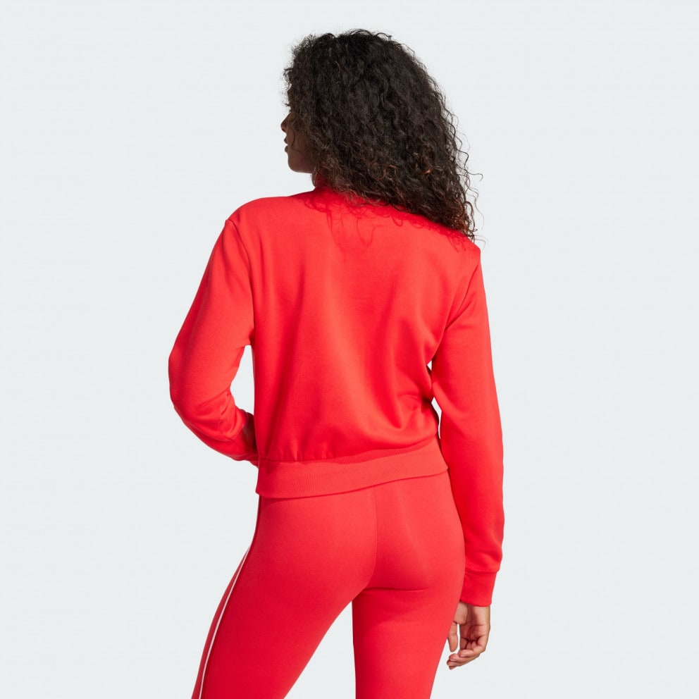 adidas sportswear Essentials Color Pop French Terry Crop Quarter-Zip