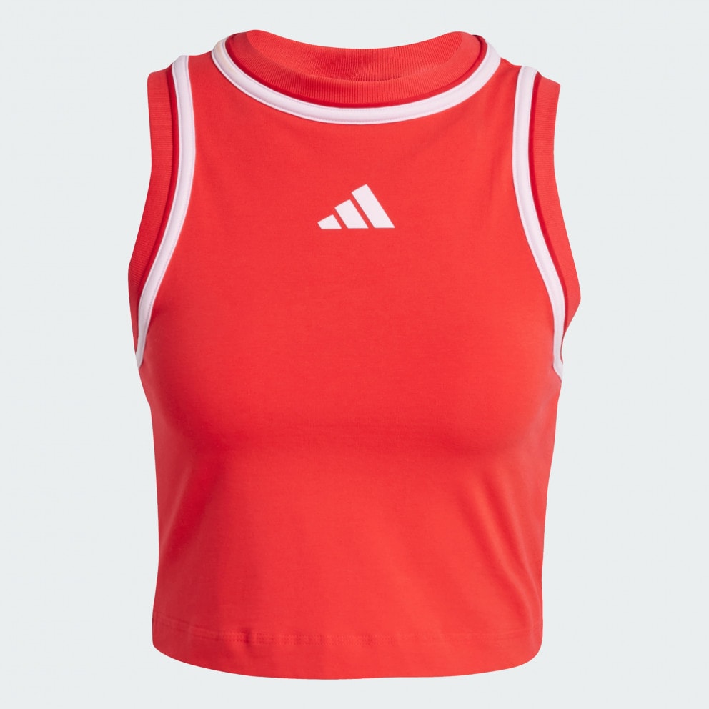 adidas sportswear Essentials Color-Pop Cotton Crop Tank Top
