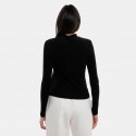 Guess Midge Ls High Neck T Μπλουζα Γυναικειο