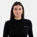 Guess Midge Ls High Neck T Μπλουζα Γυναικειο