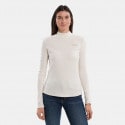 Guess Midge Ls High Neck T Μπλουζα Γυναικειο