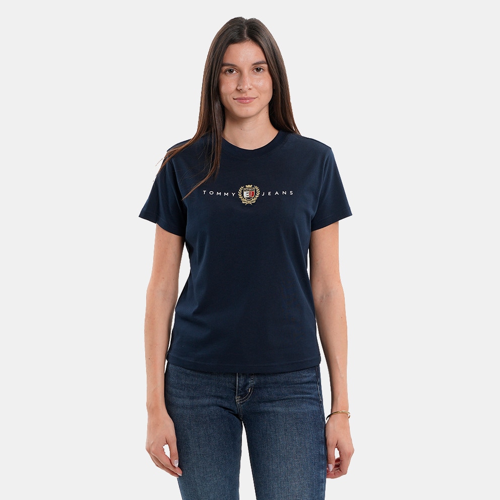  Tommy Jeans Slim Crest Linear Γυναικείο T-Shirt (9000201157_75502) 2025