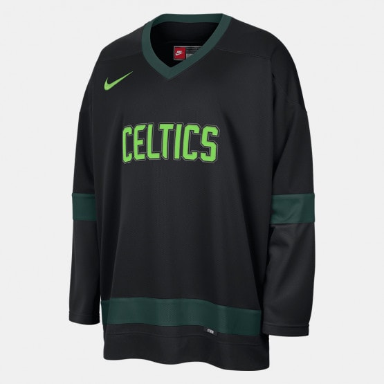 Nike NBA City Edition Boston Celtics Μπασκετική Μπλούζα με Μακρύ Μανίκι