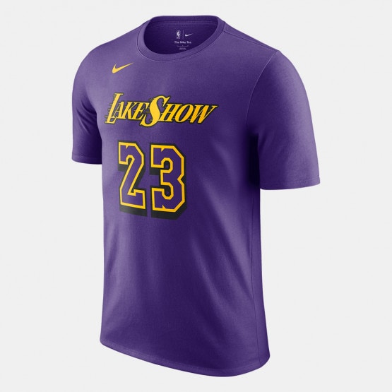 Nike NBA City Edition LeBron James Los Angeles Lakers Men's Basketball T-Shirt