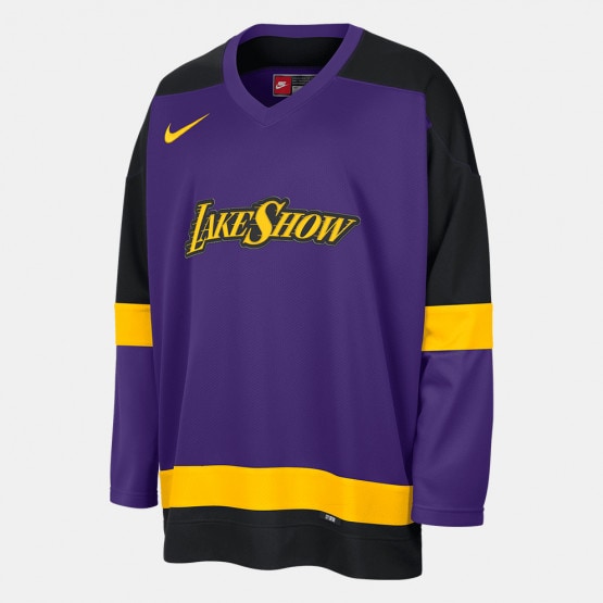 Nike NBA City Edition Los Angeles Lakers Μπασκετική Μπλούζα με Μακρύ Μανίκι