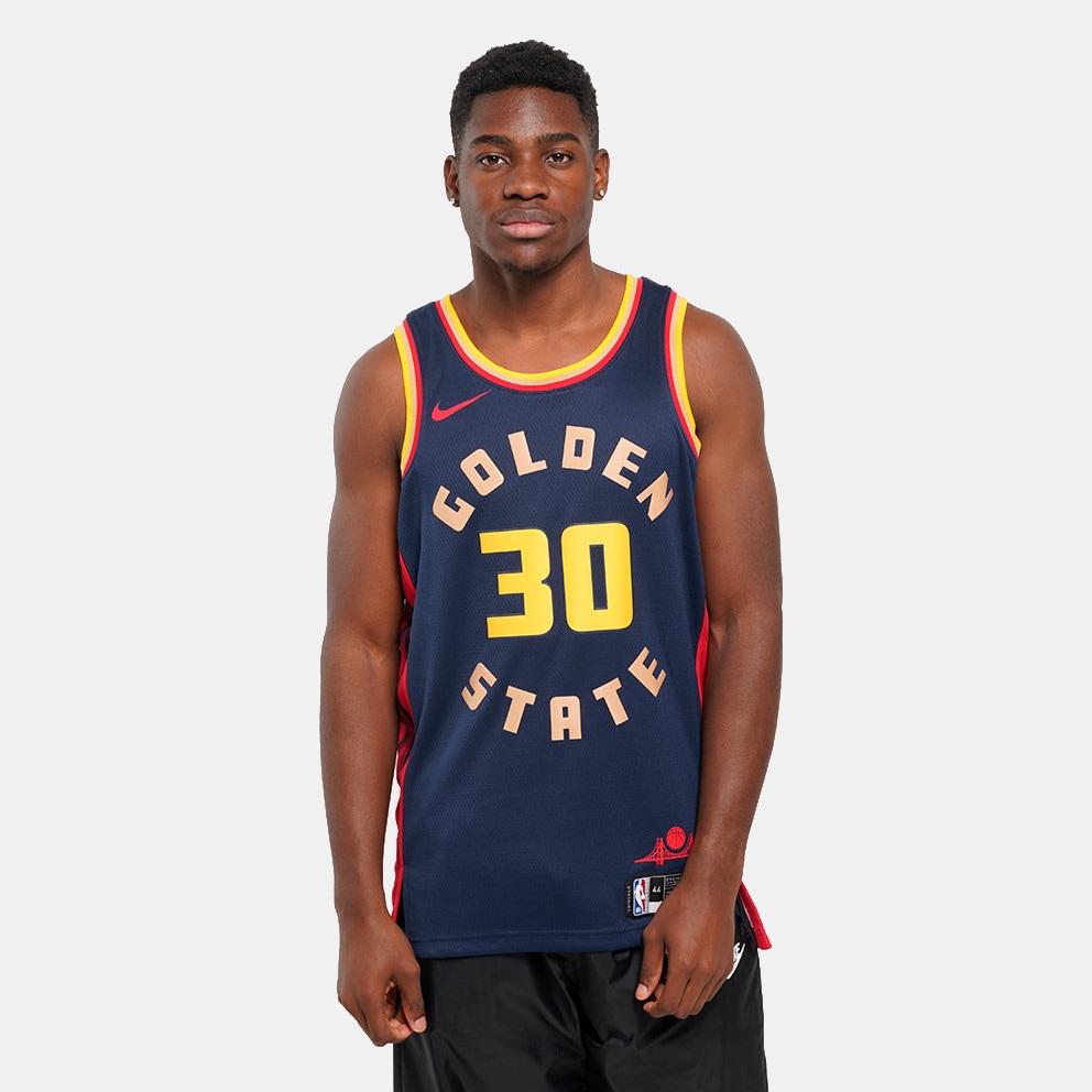 Nike NBA City Edition Stephen Curry Golden State Warriors Men s Basketball Jersey Blue FQ4342 422