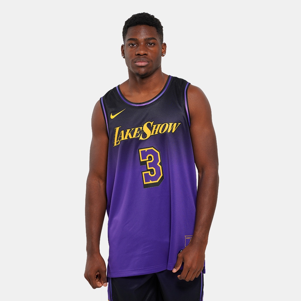Nike NBA City Edition Anthony Davis Los Angeles Lakers Ανδρική Μπασκετική Φανέλα
