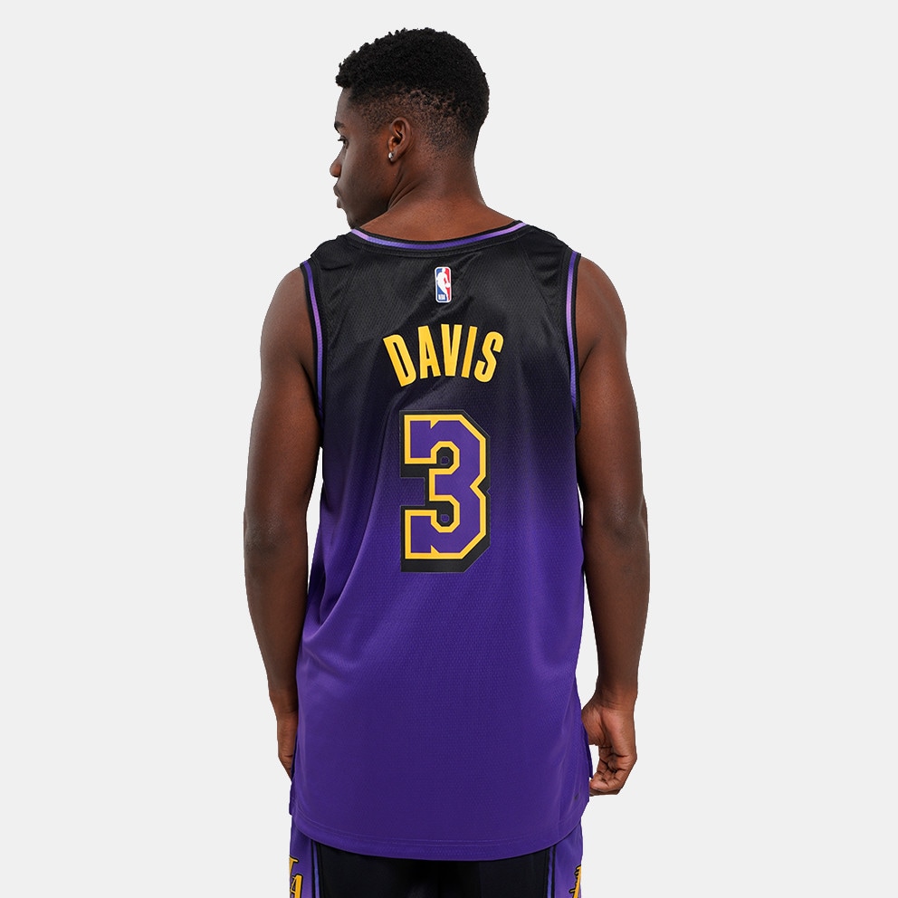 Nike NBA City Edition Anthony Davis Los Angeles Lakers Ανδρική Μπασκετική Φανέλα