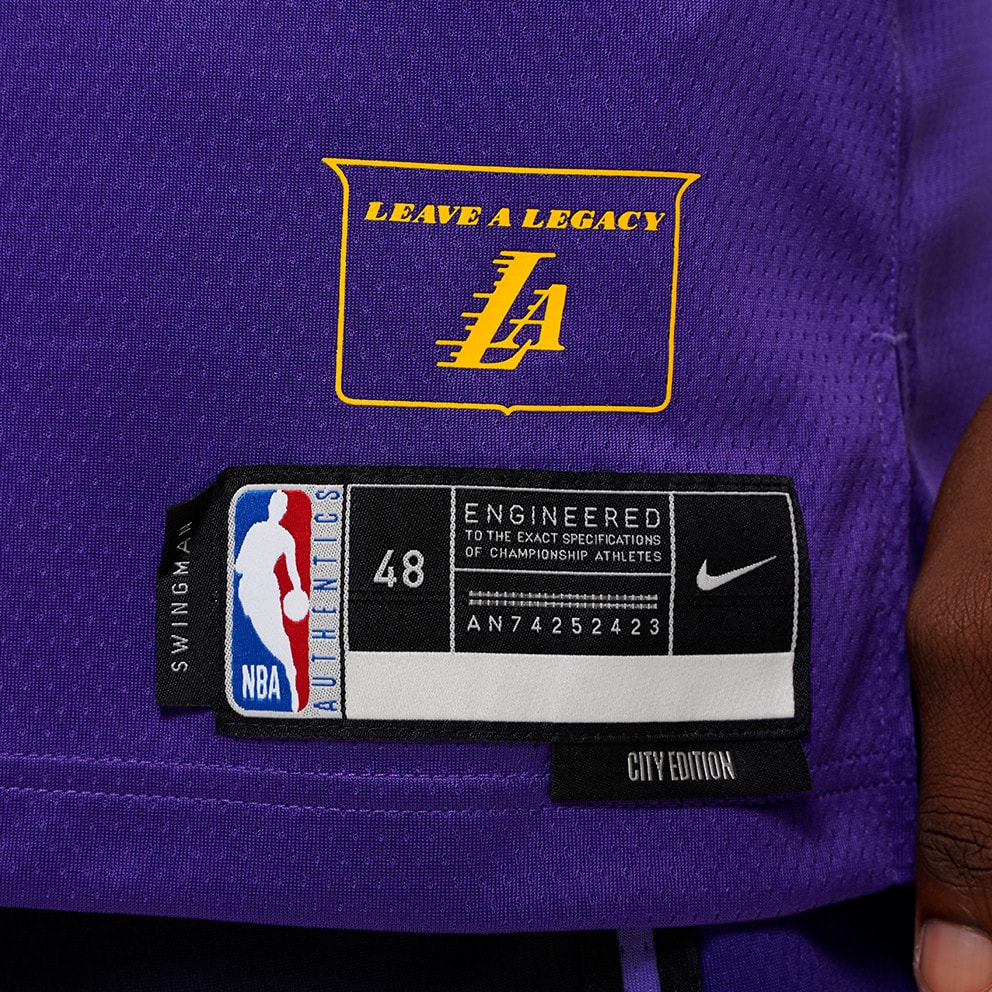 Nike NBA City Edition Anthony Davis Los Angeles Lakers Ανδρική Μπασκετική Φανέλα