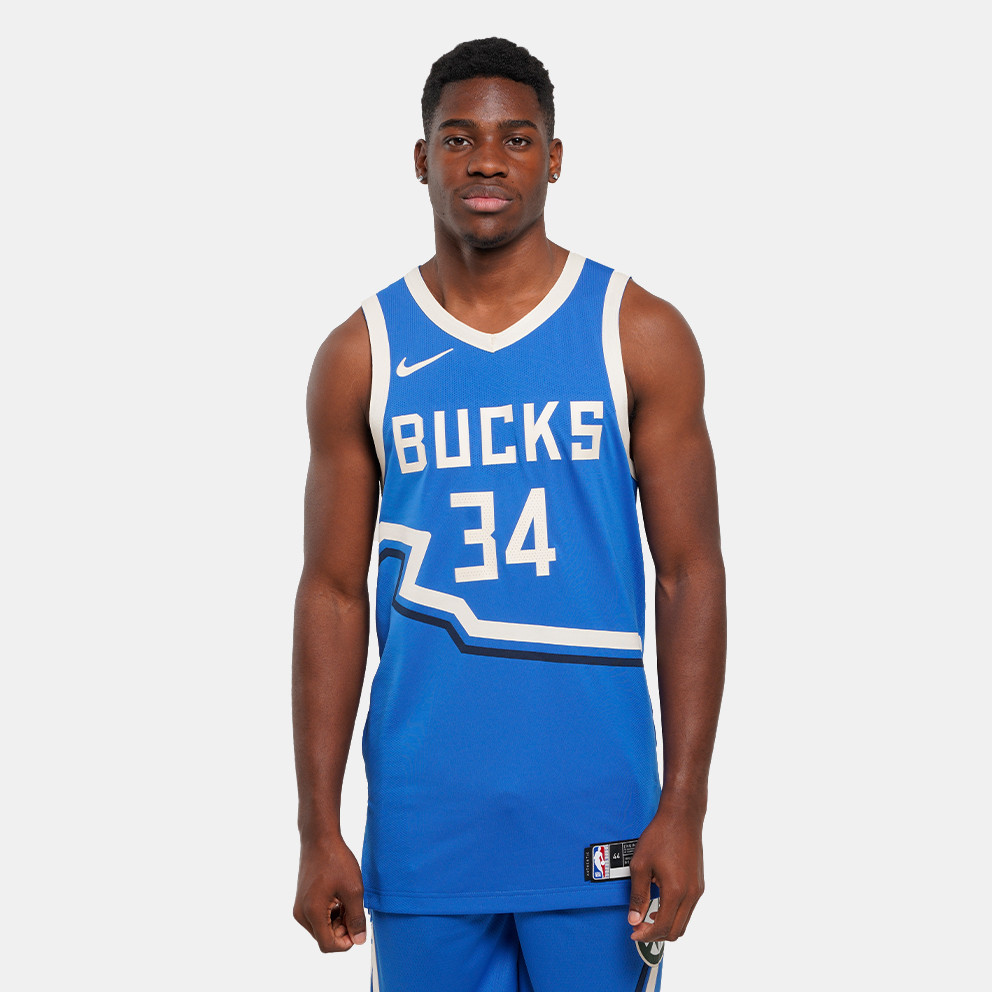 Nike NBA City Edition Giannis Antetokounmpo Milwaukee Bucks Men's Basketball Jersey