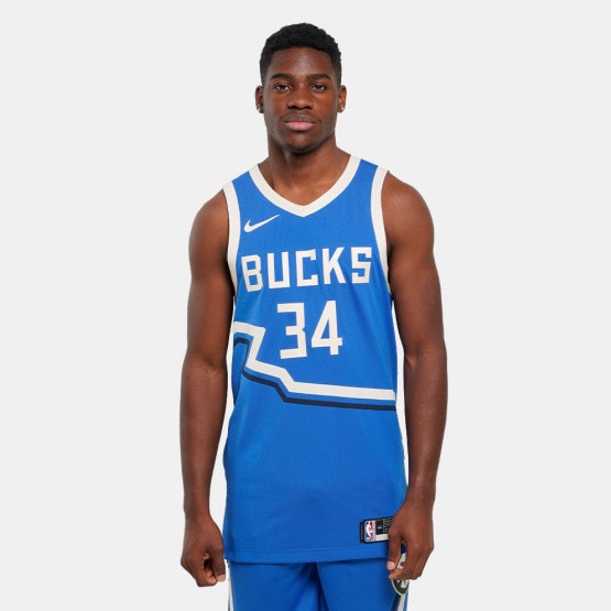 Nike NBA City Edition Giannis Antetokounmpo Milwaukee Bucks Men's Basketball Jersey