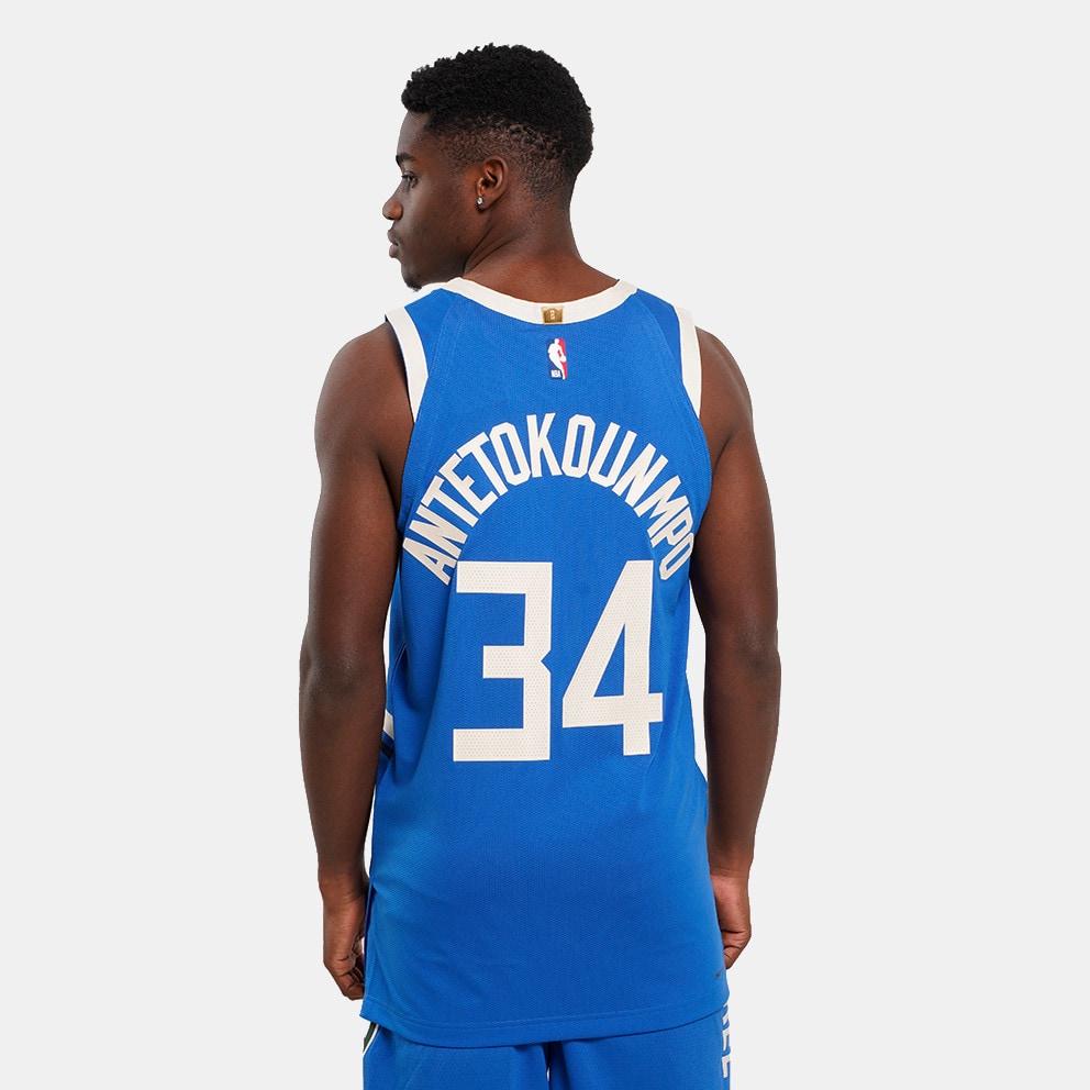 Nike NBA City Edition Giannis Antetokounmpo Milwaukee Bucks Men's Basketball Jersey