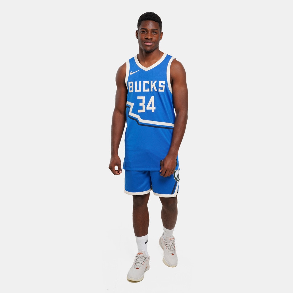 Nike NBA City Edition Giannis Antetokounmpo Milwaukee Bucks Men's Basketball Jersey