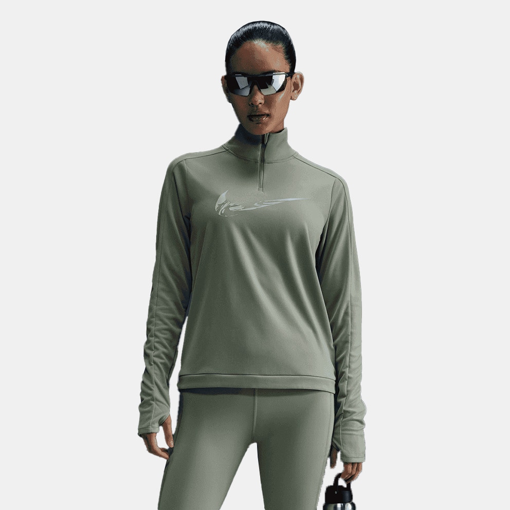 Nike Swoosh Dri-FIT Γυναικεία Μπλούζα Φούτερ