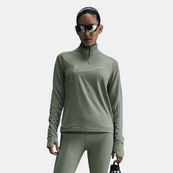 Nike Swoosh Dri-FIT Γυναικεία Μπλούζα Φούτερ
