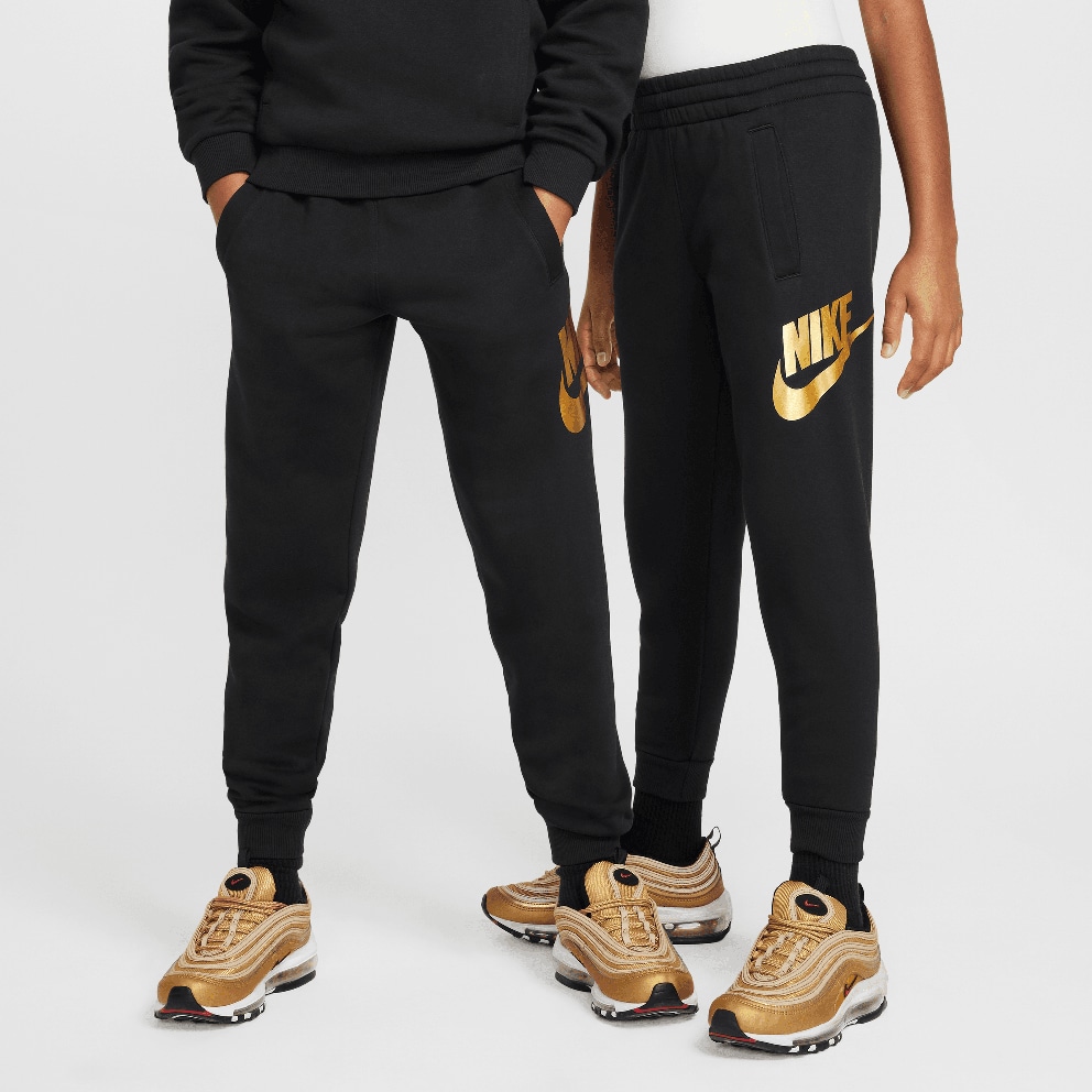 nike reflective running pants for women shoes Nike K Nsw Club Flc Jggr Gold BLACK METALLIC GOLD HQ0981 010