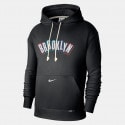 Nike Brooklyn Nets Standard Issue City Edition Ανδρική Μπλούζα με Κουκούλα