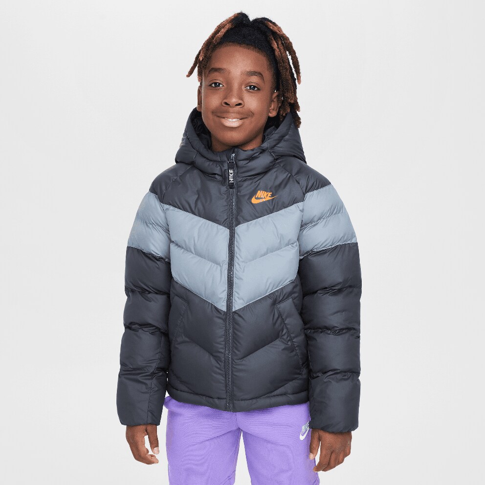Nike Synthetic Hooded Kids Jacket