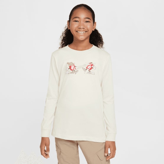Nike K Nsw Ls Tee Boxy Παιδική Μπλούζα Μακρύ Μανίκι