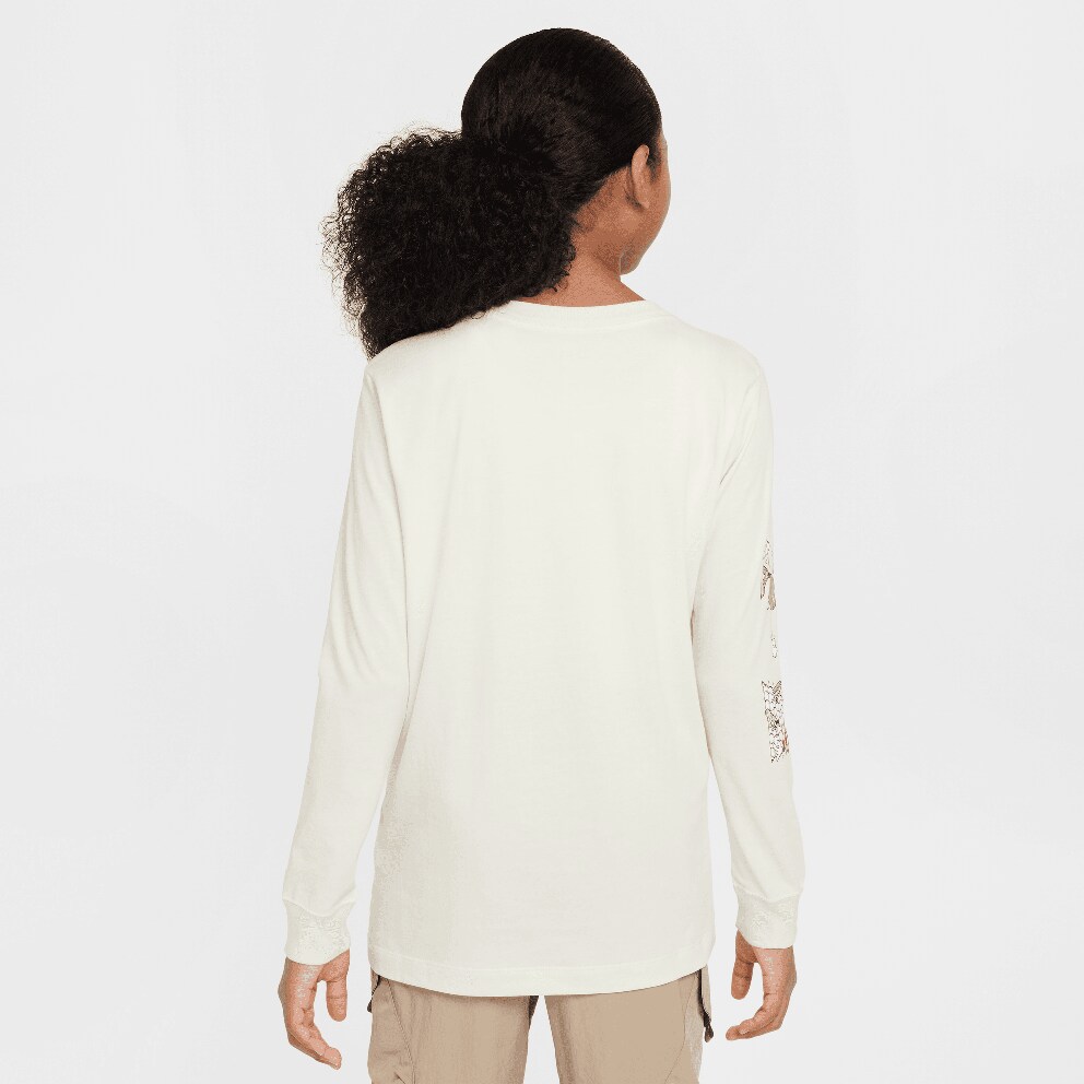 Nike K Nsw Ls Tee Boxy Παιδική Μπλούζα Μακρύ Μανίκι